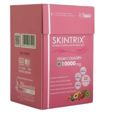 Skintrix Vegan Collagen 10000 mg Cranberry Flavour Sachet 12 gm Skintrix Vegan Collagen 10000 mg Cranberry Flavour Sachet 12 gm