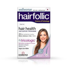 Wellwoman Hairfollic Tablet with Collagen, Zinc & Selenium 30s Wellwoman Hairfollic Tablet with Collagen, Zinc & Selenium 30s