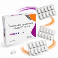 Ethifex 120 Tablets 10's Fexofenadine 120 mg Ethifex 120 Tablets 10's Fexofenadine 120 mg