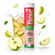 Fast&Up Apple Cider Vinegar Green Apple Effervescent Tablets 15's Fast&Up Apple Cider Vinegar Green Apple Effervescent Tablets 15's