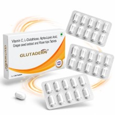 Glutaderm L-Glutathione & Vitamin C Tablets 10's Glutaderm L-Glutathione & Vitamin C Tablets 10's