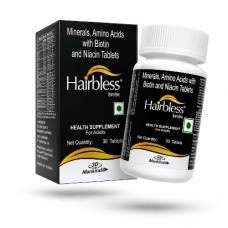 Hairbless Biotin & Niacin Hair Health Tablets 30's Hairbless Biotin & Niacin Hair Health Tablets 30's