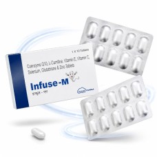 Infuse-M Coenzyme Q10 & L-Carnitine Tablets 10's Infuse-M Coenzyme Q10 & L-Carnitine Tablets 10's