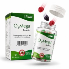O3 Mega Omega-3 Veg Gummies Strawberry Flavour 30 Gummies O3 Mega Omega-3 Veg Gummies Strawberry Flavour 30 Gummies