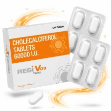 Resi VD3 Chewable Tablets 60000 IU Orange Flavour 4's