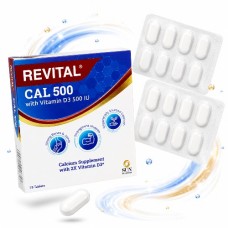 Revital Cal 500 with Vitamin D3 Tablets 15's