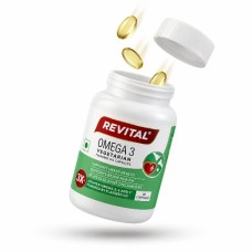 Revital Omega 3 Vegetarian 1000mg Flaxseed Oil Capsules 60's