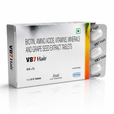 VB7 Hair Biotin Amino Acids Vitamins Tablets 10 Tablets VB7 Hair Biotin Amino Acids Vitamins Tablets 10 Tablets