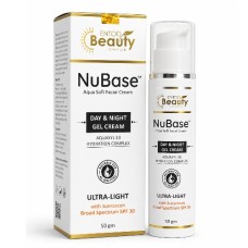 NuBase Aqua Soft Ultra-Light Day & Night Facial Gel Cream SPF 30 50 gm