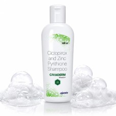 Civaderm Ciclopirox & Zinc Pyrithione Shampoo 100ml by Ajanta Civaderm Ciclopirox & Zinc Pyrithione Shampoo 100ml by Ajanta