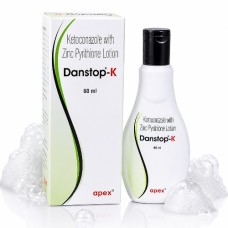 Danstop-K Ketoconazole & Zinc Pyrithione Lotion 60ml by Apex Danstop-K Ketoconazole & Zinc Pyrithione Lotion 60ml by Apex