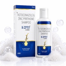 K-ZPTO Ketoconazole & Zinc Pyrithione Anti-Dandruff Shampoo 75ml