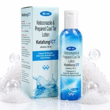 Ketafung-CT Ketoconazole & Prepared Coal Tar Lotion 90ml Ketafung-CT Ketoconazole & Prepared Coal Tar Lotion 90ml