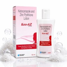 Keto-AZ Ketoconazole & Zinc Pyrithione Hair Wash Lotion 125ml Keto-AZ Ketoconazole & Zinc Pyrithione Hair Wash Lotion 125ml