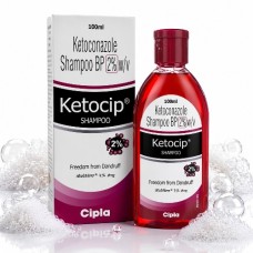 Ketocip Ketoconazole 2% Anti-Dandruff Shampoo 100ml Ketocip Ketoconazole 2% Anti-Dandruff Shampoo 100ml