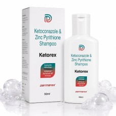 Ketorex Ketoconazole & Zinc Pyrithione Shampoo 50ml Ketorex Ketoconazole & Zinc Pyrithione Shampoo 50ml