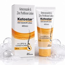 Ketostar Ketoconazole & Zinc Pyrithione Anti-Dandruff Lotion 50ml Ketostar Ketoconazole & Zinc Pyrithione Anti-Dandruff Lotion 50ml