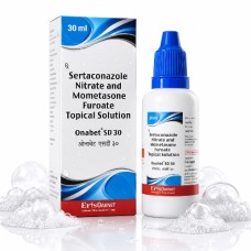 Onabet SD 30 Sertaconazole Nitrate & Mometasone Solution 30ml Onabet SD 30 Sertaconazole Nitrate & Mometasone Solution 30ml