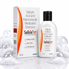 Salisia KT Salicylic Acid & Ketoconazole Medicated Shampoo 75ml Salisia KT Salicylic Acid & Ketoconazole Medicated Shampoo 75ml
