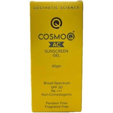 Cosmoq AC Spf 30 Pa+ Sunscreen Gel 60 gm Cosmoq AC Spf 30 Pa+ Sunscreen Gel 60 gm