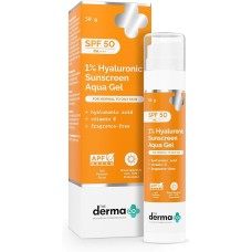 Derma co 1% Hyaluronic Sunscreen Oil-Free Gel 50 gm Derma co 1% Hyaluronic Sunscreen Oil-Free Gel 50 gm