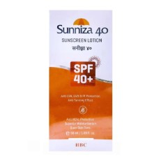 Sunniza Sunscreen Lotion SPF 40+ 50gm Sunniza Sunscreen Lotion SPF 40+ 50gm