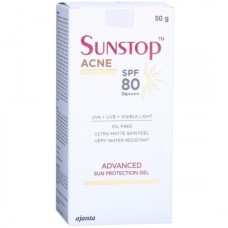 Sunstop Acne Ultra Matte Advanced Sun Protection Gel SPF 80 PA 50 gm