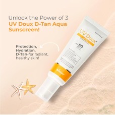 Uv Doux D-Tan Spf 50 Pa+ Aqua Sunscreen Lotion 50 ml Uv Doux D-Tan Spf 50 Pa+ Aqua Sunscreen Lotion 50 ml