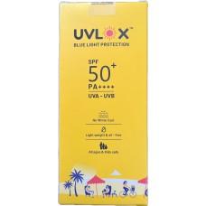 Uvlox Blue Light Protection Spf 50+ Sunscreen Cream 50 gm