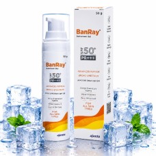 BanRay Advanced Peptide Sunscreen Gel SPF 50+ PA+++ | Broad Spectrum UVA, UVB, Blue Light & IR Protection | 50g BanRay Advanced Peptide Sunscreen Gel SPF 50+ PA+++ | Broad Spectrum UVA, UVB, Blue Light & IR Protection | 50g