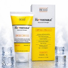 Bello New Photostable Sunscreen Emulgel SPF 55+ PA++++ 12 Hours Photostability 50g Bello New Photostable Sunscreen Emulgel SPF 55+ PA++++ 12 Hours Photostability 50g
