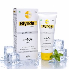 Blynds Emulgel Sunscreen SPF 40+ PA+++ Broad Spectrum UV + IR Protection | 50g Blynds Emulgel Sunscreen SPF 40+ PA+++ Broad Spectrum UV + IR Protection | 50g