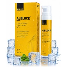 DermX Alblock Sunscreen Emulsion Gel SPF 50+ PA++++ | UVA, UVB, IR & HEVL Protection | 50g