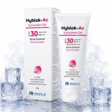 Hyblok-Ac Sunscreen Gel SPF 30 PA+++ | Acne Control Oil-Free Broad Spectrum Sunscreen | 50g Hyblok-Ac Sunscreen Gel SPF 30 PA+++ | Acne Control Oil-Free Broad Spectrum Sunscreen | 50g