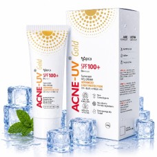IPCA Acne-UV Gold Sunscreen Gel Cream SPF 100+ PA++++ | Advanced Light Protection | 30g
