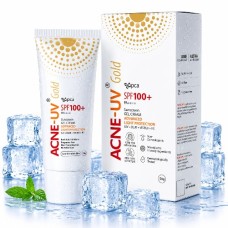 IPCA Acne-UV Gold Sunscreen Gel Cream SPF 100+ PA++++ | Advanced Light Protection | 50g