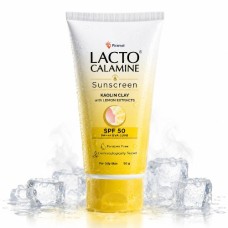 Lacto Calamine Sunscreen SPF 50 PA+++ UVA/UVB Protection with Kaolin Clay & Lemon Extracts for Oily Skin 50g Lacto Calamine Sunscreen SPF 50 PA+++ UVA/UVB Protection with Kaolin Clay & Lemon Extracts for Oily Skin 50g