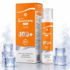 Palsons Sunmate Max Aqua Gel Sunscreen SPF 100+ PA+++ | Broad Spectrum UVA & UVB Protection | Water-Based Sunscreen | 50g