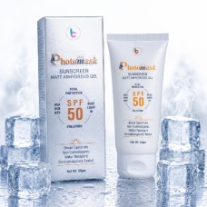 Photomask Sunscreen Matt Anhydrous Gel SPF 50 Broad Spectrum UVA/UVB/HEV/Blue Light Protection 50g Photomask Sunscreen Matt Anhydrous Gel SPF 50 Broad Spectrum UVA/UVB/HEV/Blue Light Protection 50g