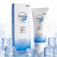 Rivela Gel Sunscreen SPF 30+ PA+++ with Argan Oil | Broad Spectrum UVA/UVB Protection | Water Resistant | 60g Rivela Gel Sunscreen SPF 30+ PA+++ with Argan Oil | Broad Spectrum UVA/UVB Protection | Water Resistant | 60g