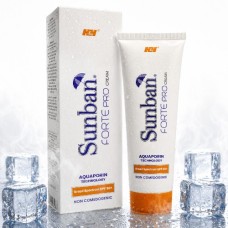 Sunban Forte Pro Cream SPF 50+ PA+++ | Broad Spectrum UVA & UVB Sunscreen | Aquaporin Technology | Non-Comedogenic | 60g Sunban Forte Pro Cream SPF 50+ PA+++ | Broad Spectrum UVA & UVB Sunscreen | Aquaporin Technology | Non-Comedogenic | 60g