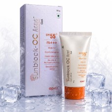 Sunblock-OC Acne Gel SPF 55+ PA+++ | Matte Sunscreen Gel | Non-Comedogenic | Quick Absorption | 50g Sunblock-OC Acne Gel SPF 55+ PA+++ | Matte Sunscreen Gel | Non-Comedogenic | Quick Absorption | 50g