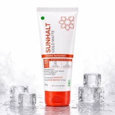Sunhalt Gold Matte Sunscreen SPF 90+ PA+++ | Broad Spectrum Matte Sunscreen | Water Resistant | 50g Sunhalt Gold Matte Sunscreen SPF 90+ PA+++ | Broad Spectrum Matte Sunscreen | Water Resistant | 50g