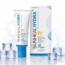 Sunheal Hydra Hydrating Sunscreen Lotion SPF 50+ PA+++ | 24-Hour Hydration | Broad Spectrum UVA/UVB Protection | 50g Sunheal Hydra Hydrating Sunscreen Lotion SPF 50+ PA+++ | 24-Hour Hydration | Broad Spectrum UVA/UVB Protection | 50g