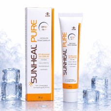 Sunheal Pure SPF 50+ PA+++ 25% Micronized Zinc Oxide Gel | Chemical Filter Free Sunscreen | Ultra Matte | 30g Sunheal Pure SPF 50+ PA+++ 25% Micronized Zinc Oxide Gel | Chemical Filter Free Sunscreen | Ultra Matte | 30g