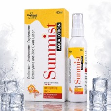 Sunmist Aqua Lotion SPF 50 PA+++ | Broad Spectrum UVA & UVB Sunscreen | Non-Greasy Formula | Sensitive Skin | 60ml Sunmist Aqua Lotion SPF 50 PA+++ | Broad Spectrum UVA & UVB Sunscreen | Non-Greasy Formula | Sensitive Skin | 60ml