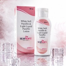 Sunsoft White Soft Paraffin & Light Liquid Paraffin Body Lotion | Intensive Moisturizing Lotion for Dry Skin | 100ml Sunsoft White Soft Paraffin & Light Liquid Paraffin Body Lotion | Intensive Moisturizing Lotion for Dry Skin | 100ml