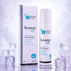 Sunstop Silk SPF 58+ Broad Spectrum Sunscreen Gel | Matte Skin Feel | Anti-Ageing Peptides | Water Resistant | 50g Sunstop Silk SPF 58+ Broad Spectrum Sunscreen Gel | Matte Skin Feel | Anti-Ageing Peptides | Water Resistant | 50g