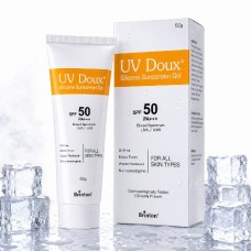 UV Doux SPF 50 PA+++ Silicone Sunscreen Gel 50g for All Skin Types