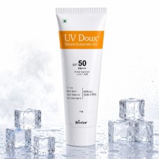 UV Doux SPF 50 PA+++ Silicone Sunscreen Gel 75g for All Skin Types